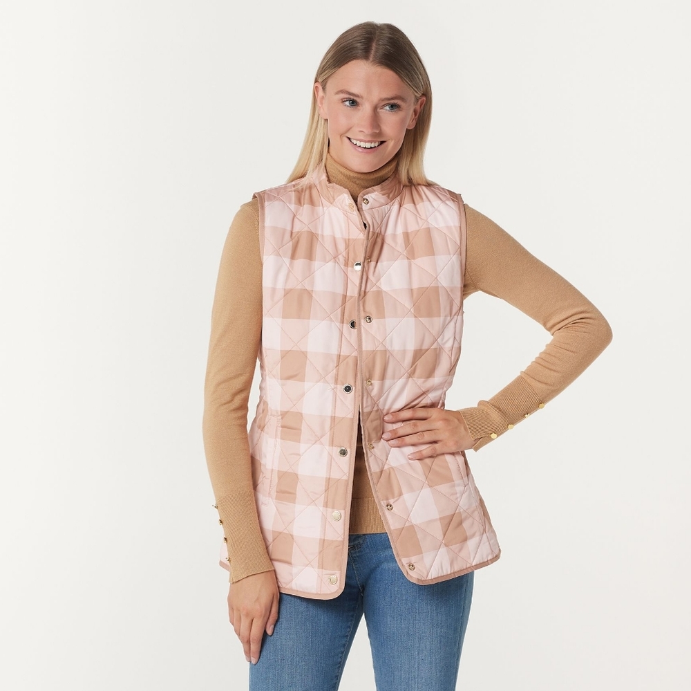 Isaac Mizrahi Live! Buffalo Plaid Printed Quilted